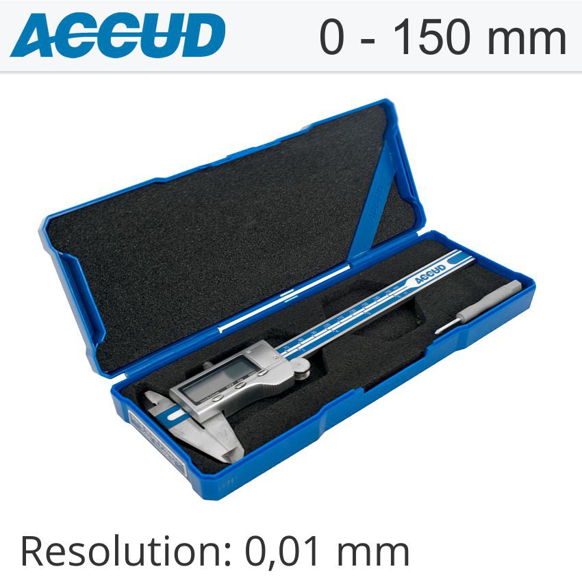 DIGITAL CALIPER 0-150MM/0-6' 0.01 METAL COVER