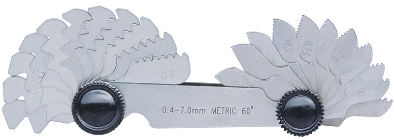PITCH GAUGE METRIC 60 0.25-6.0MM