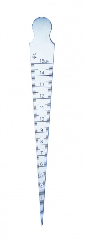 TAPER GAUGE 0.8-15MM (1/32'-5/8')