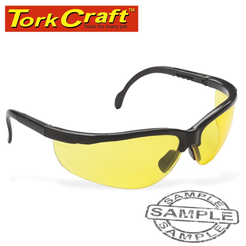 SAFETY EYEWEAR GLASSES YELLOW