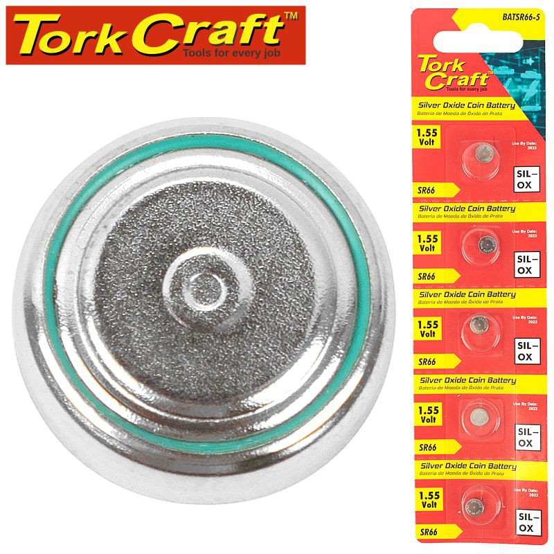 SR66 ALKALINE COIN BATTERY X5 PACK (MOQ 20)