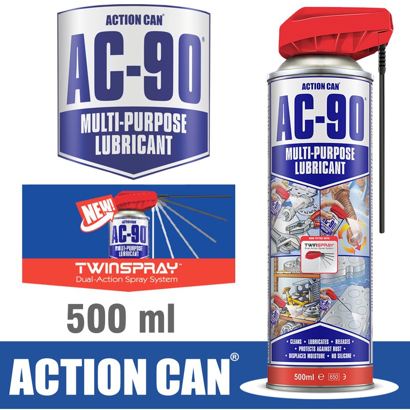 AC-90 LPG MULTI PURPOSE LUBE TWIN SPRAY 500ML