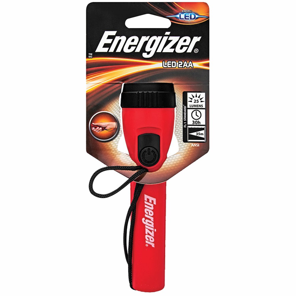 ENERGIZER TORCH RED SMALL 2AA (MOQ 12)
