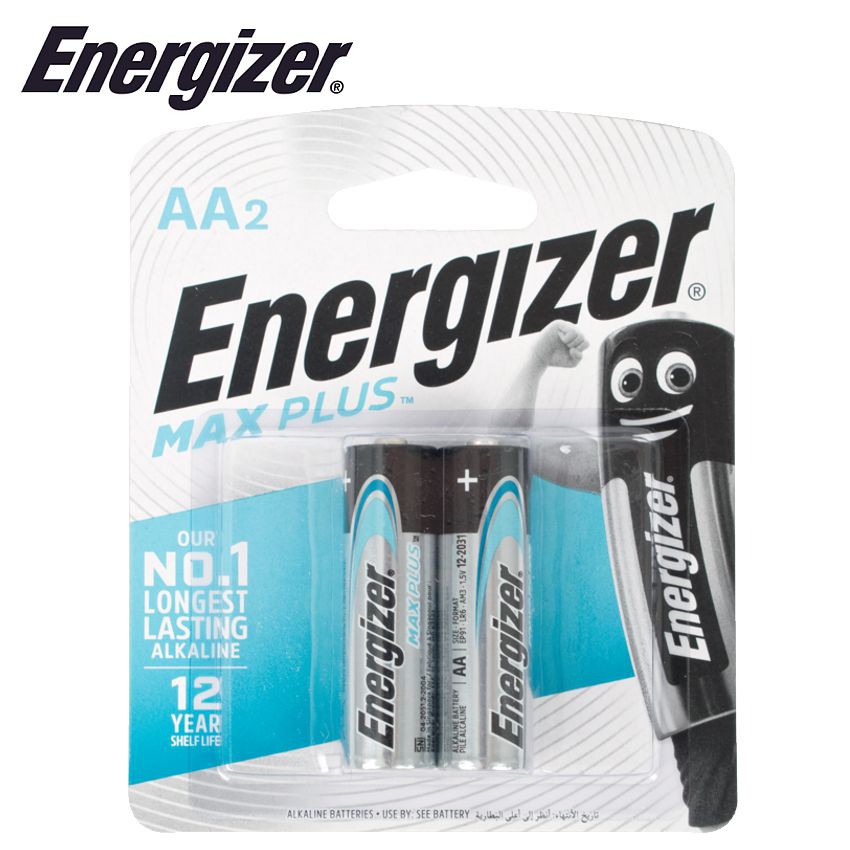 ENERGIZER MAXPLUS AA - 2 PACK (MOQ12)