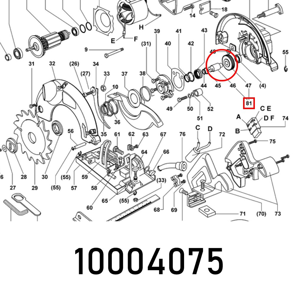 CYLINDER GEAR CSP 55-2