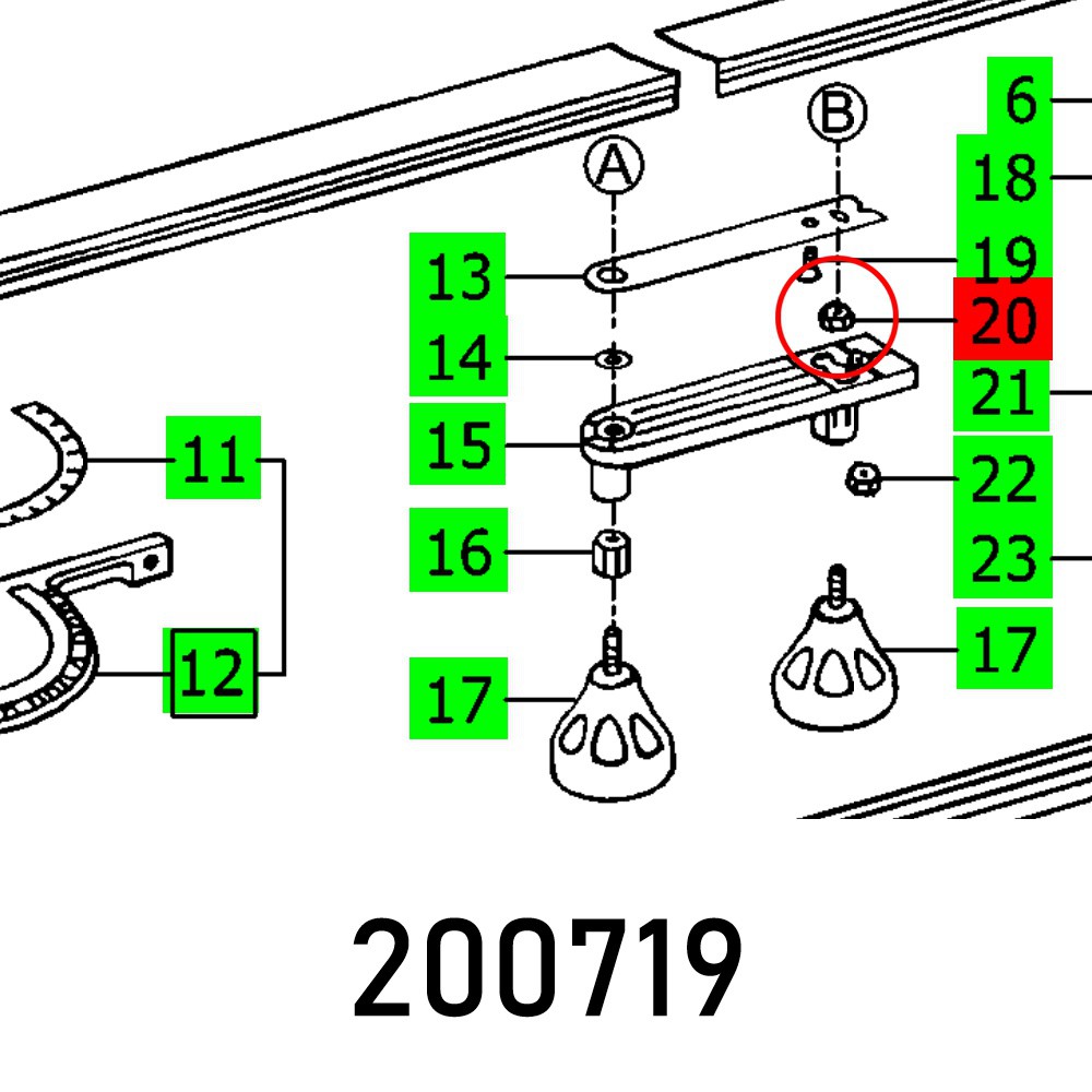 HEXAGON NUT DIN 934-M8-08