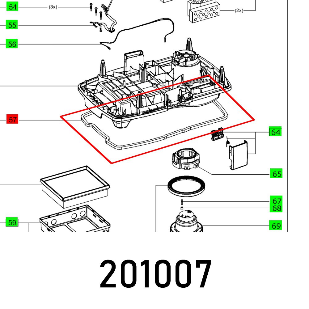 RESERVOIR SEAL CT N ET-BG