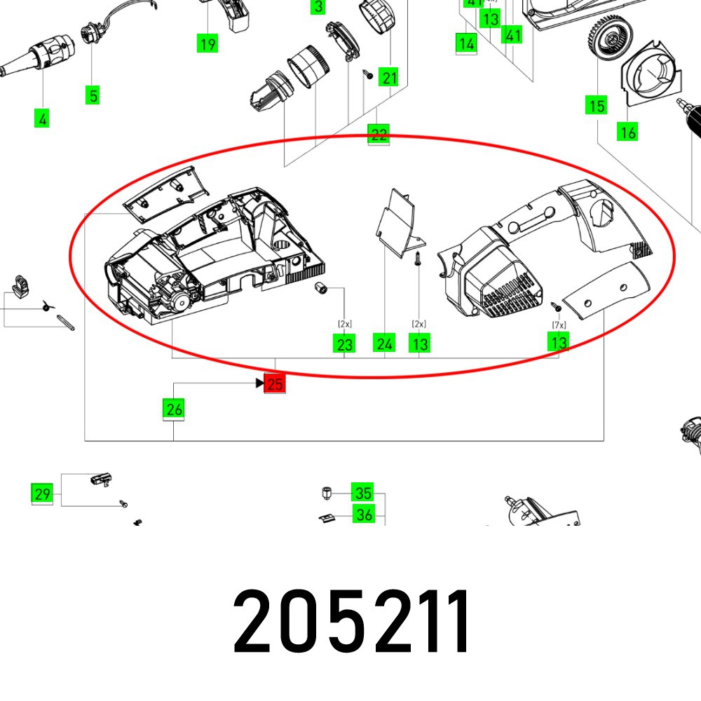 CASING BOX EHL 65 EQ ET-BG