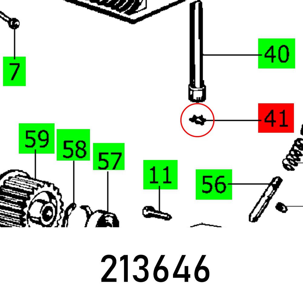 TOOTH RING ZJ-12-SEEGER