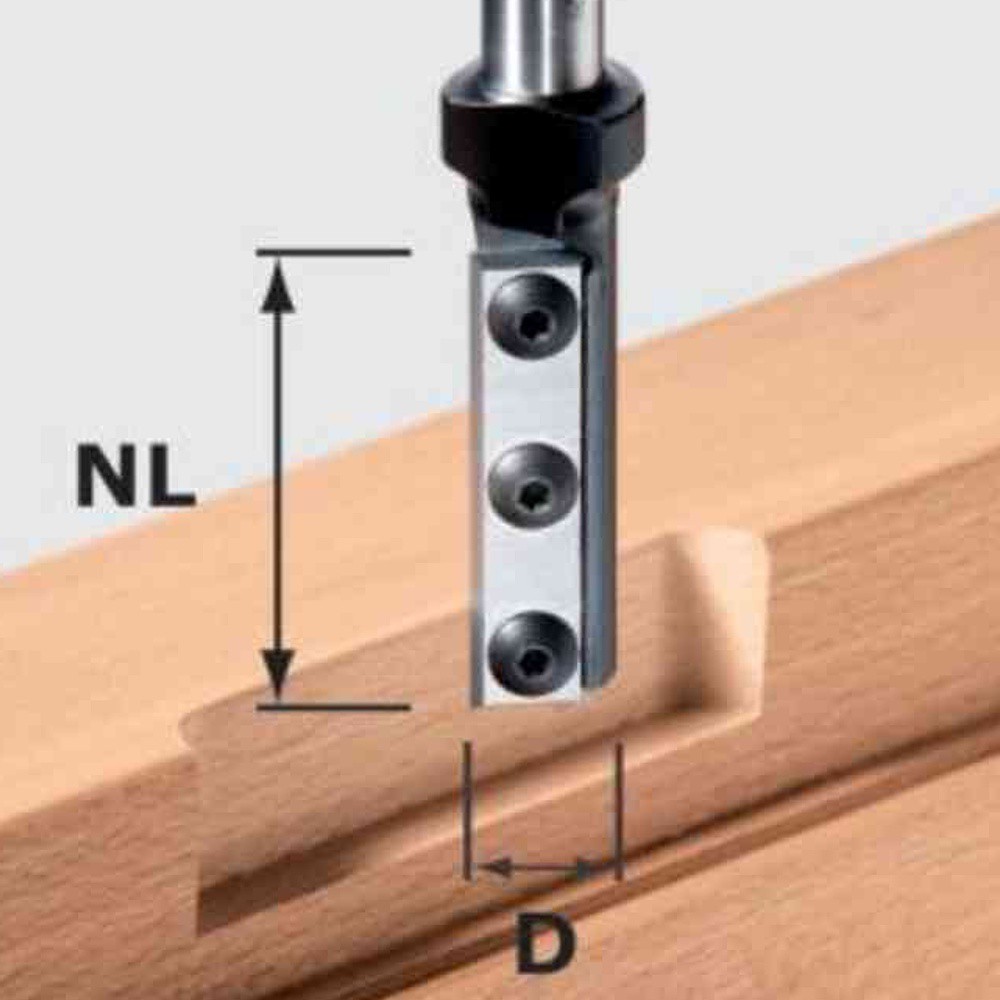 FESTOOL GROOVE CUTTER WITH REVERSIBLE BLADES HW S12 D16/50 WP 497454