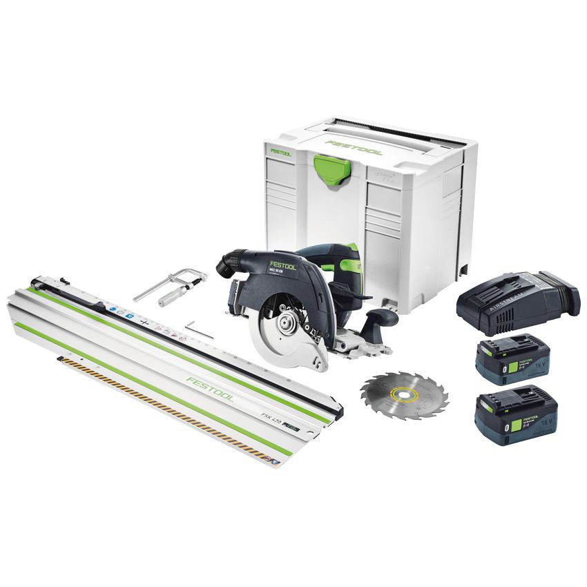 CORDLESS CIRCULAR SA HKC 55 LI 5.2 EBI-SET-SCA-FSK 420