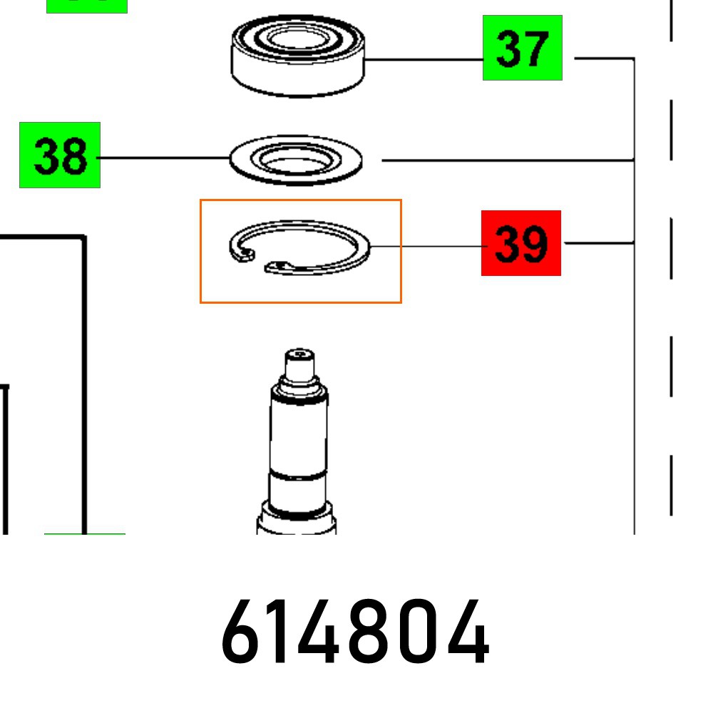 SAFETY RING D47, CSN 02 2931