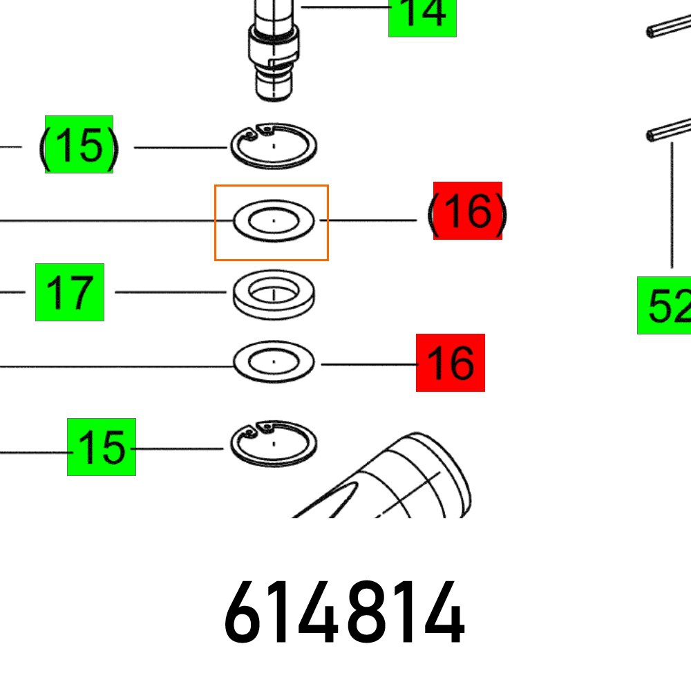 WASHER D20X32X0.5 CHP 2 E