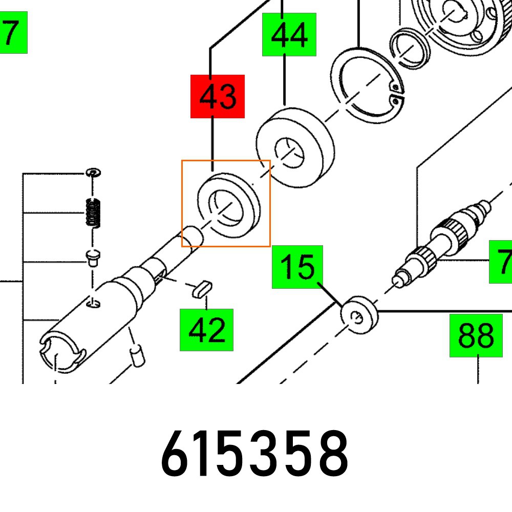 PACKING RING CR 24X40X7 HMS 5 RG