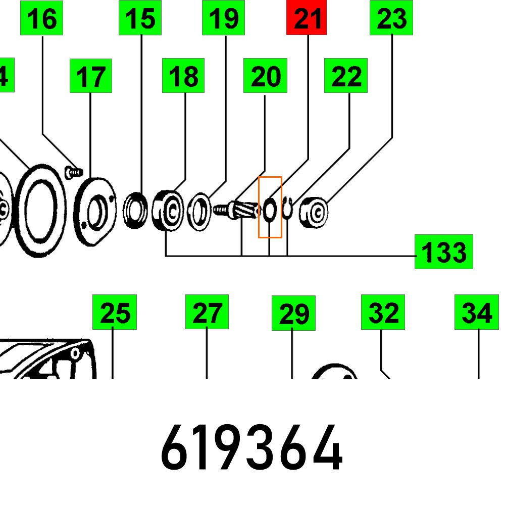 SUPPORT WASHER S 12X18X1