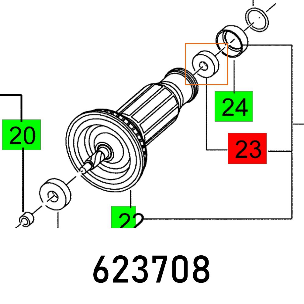 LAGER 608 T1XZZ1 MC5 E