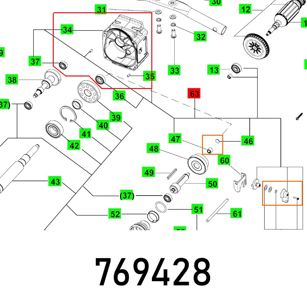 BEARING COVER   MX 1600/2 E EF ET-BG