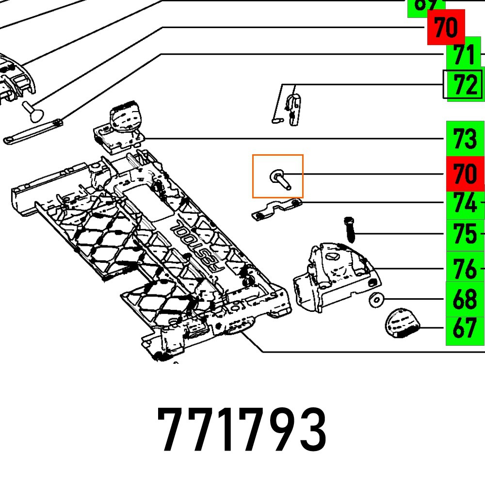 CUP SQUARE BOLT DIN 603-M6X30-4.6