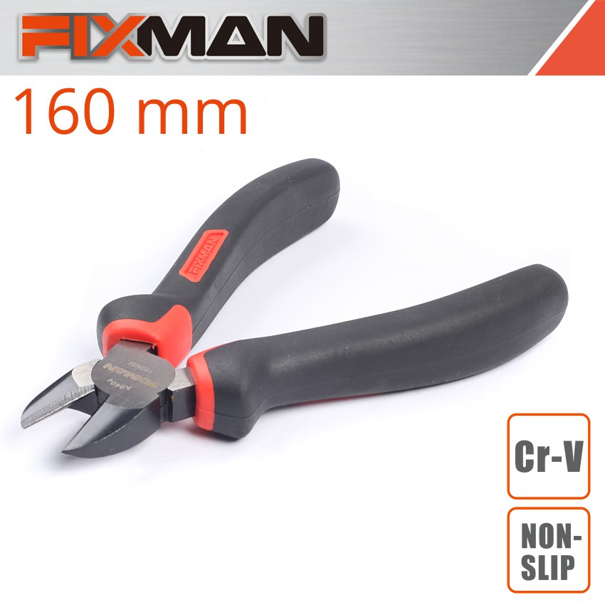 FIXMAN INDUSTRIAL DIAGONAL SIDE CUTTING PLIERS 6' 170MM