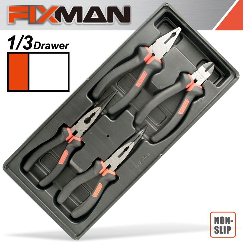 FIXMAN  4 PIECE PLIER SET CP 7' DCP 6' LNP 8' BNP 8'