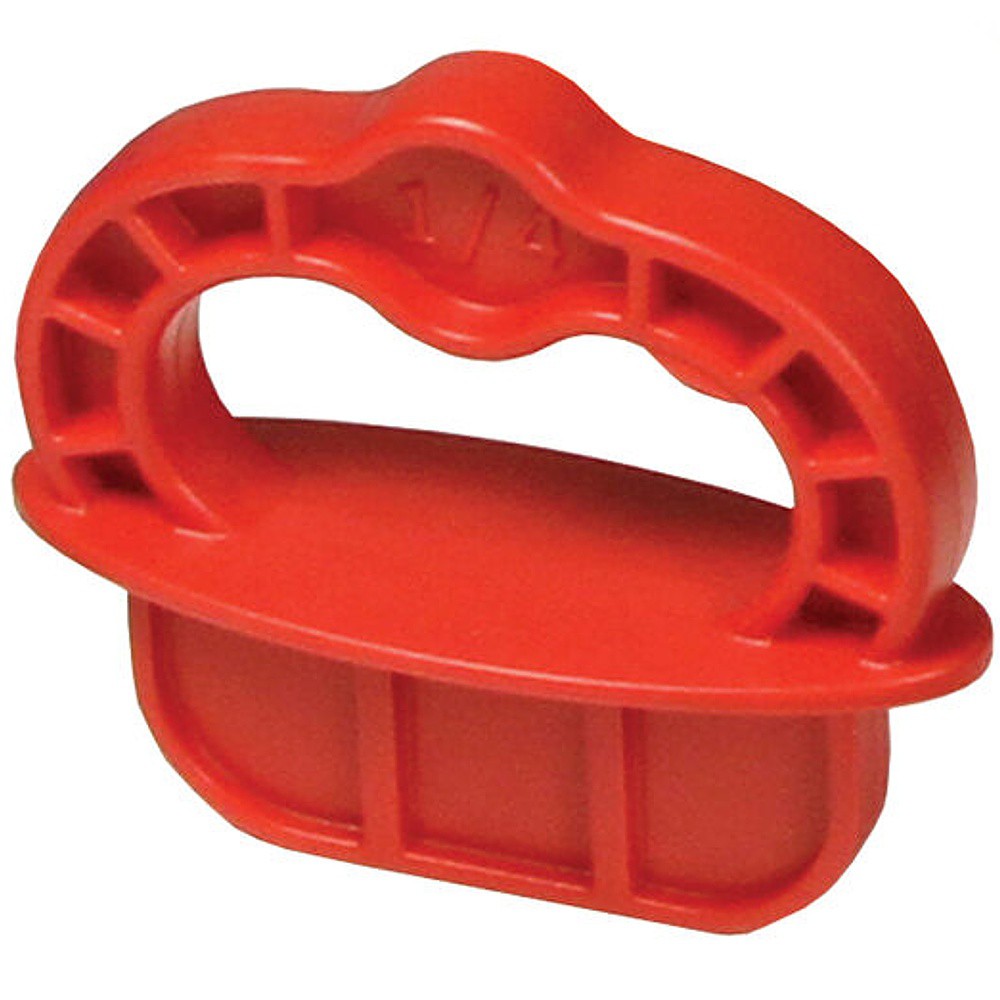 KREG DECK JIG SPACER RING 1/4' 12PC RED