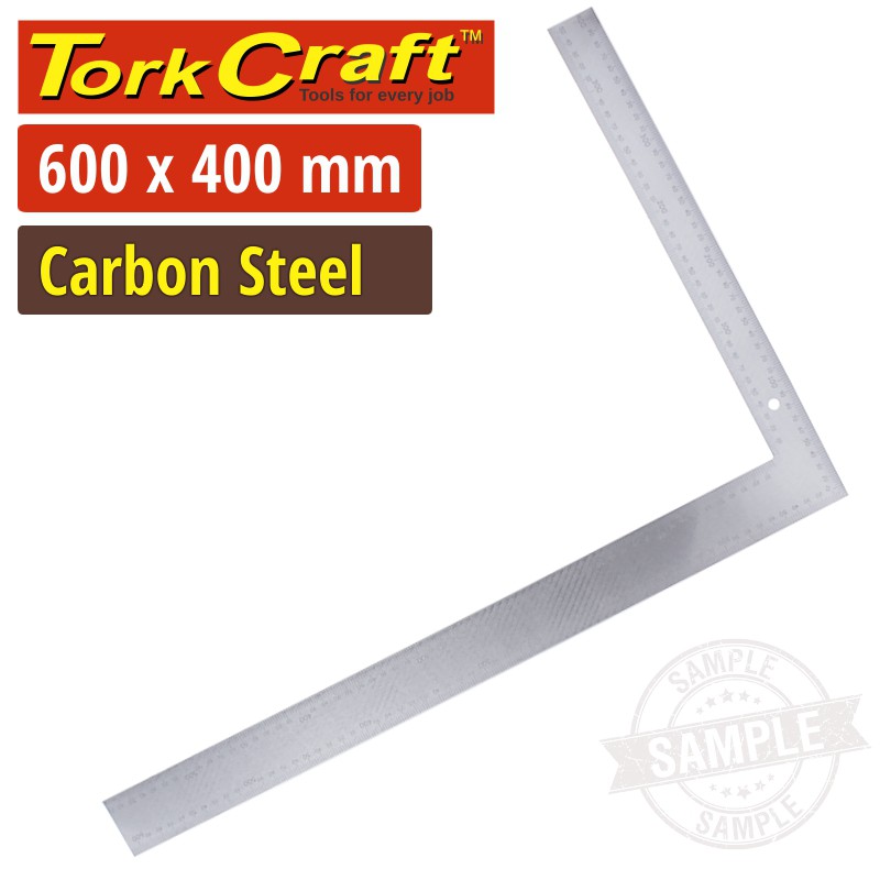 CARPENTERS SQUARE 600X400X2.0 CARBON STEEL