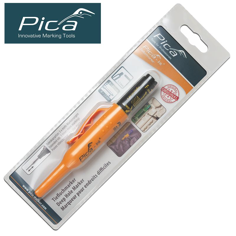 PICA INK MARKER FOR DEEP HOLES BLACK