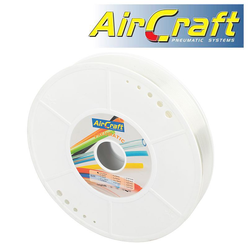 POLYURETHANE HOSE 4MM O.D. PER METRE TRANP. (200M PER ROLL)