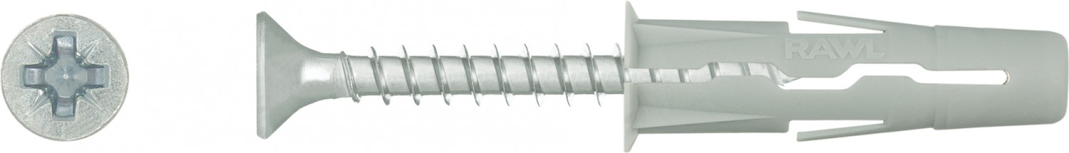 UNIVERSAL PLUG 10X36MM + SCREW 40MM 100 -BOX