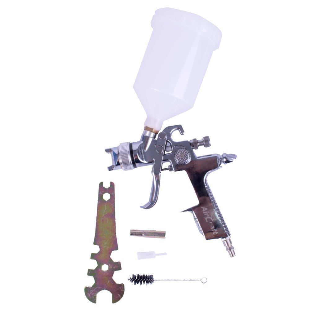 SPRAY GUN 1.4MM HVLP NEW TECH.W/PLASTIC CUP 600CC