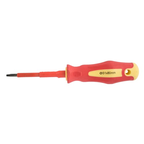 SCREWDRIVER INSULATED SQUARE NO 1X80MM