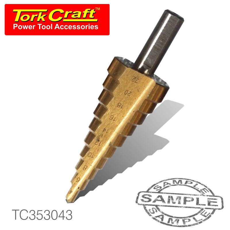 STEP DRILL HSS 4-22MMX2MM