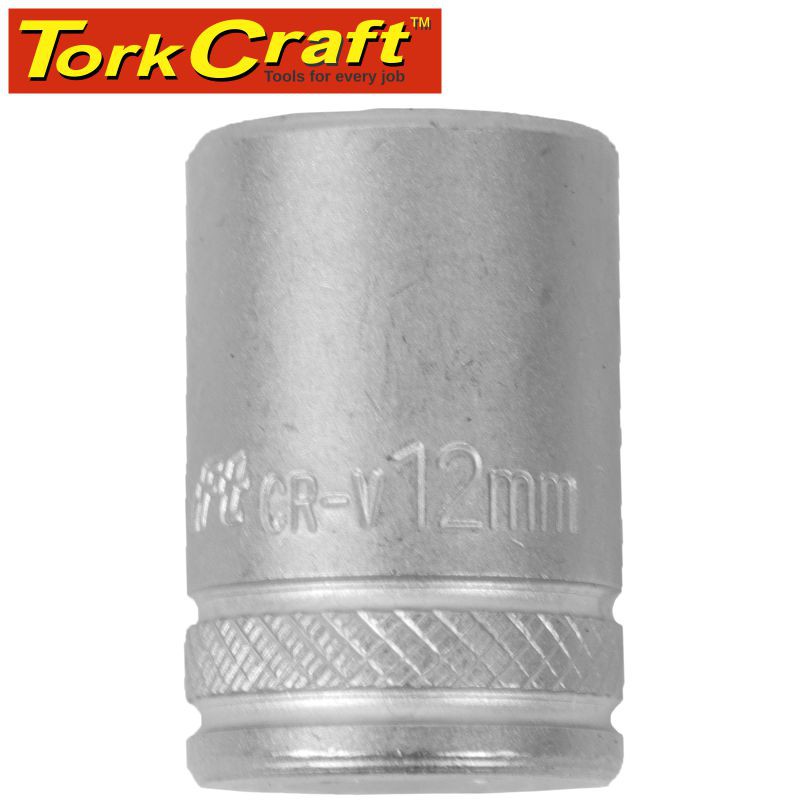 SOCKET 12MM 1/4' DRIVE CRV 12 P OINT