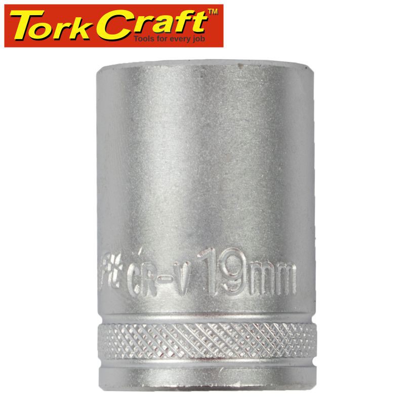 SOCKET 19MM X 25.8MM 1/2' DRIVE CRV 12 POINT