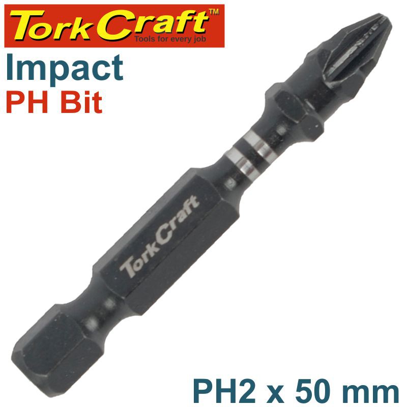 IMPACT PHIL.2 X 50MM POWER BIT BULK PH2