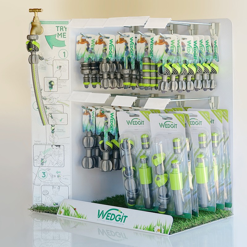 WEDGIT COUNTER DISPLAY UNIT INCL. STOCK