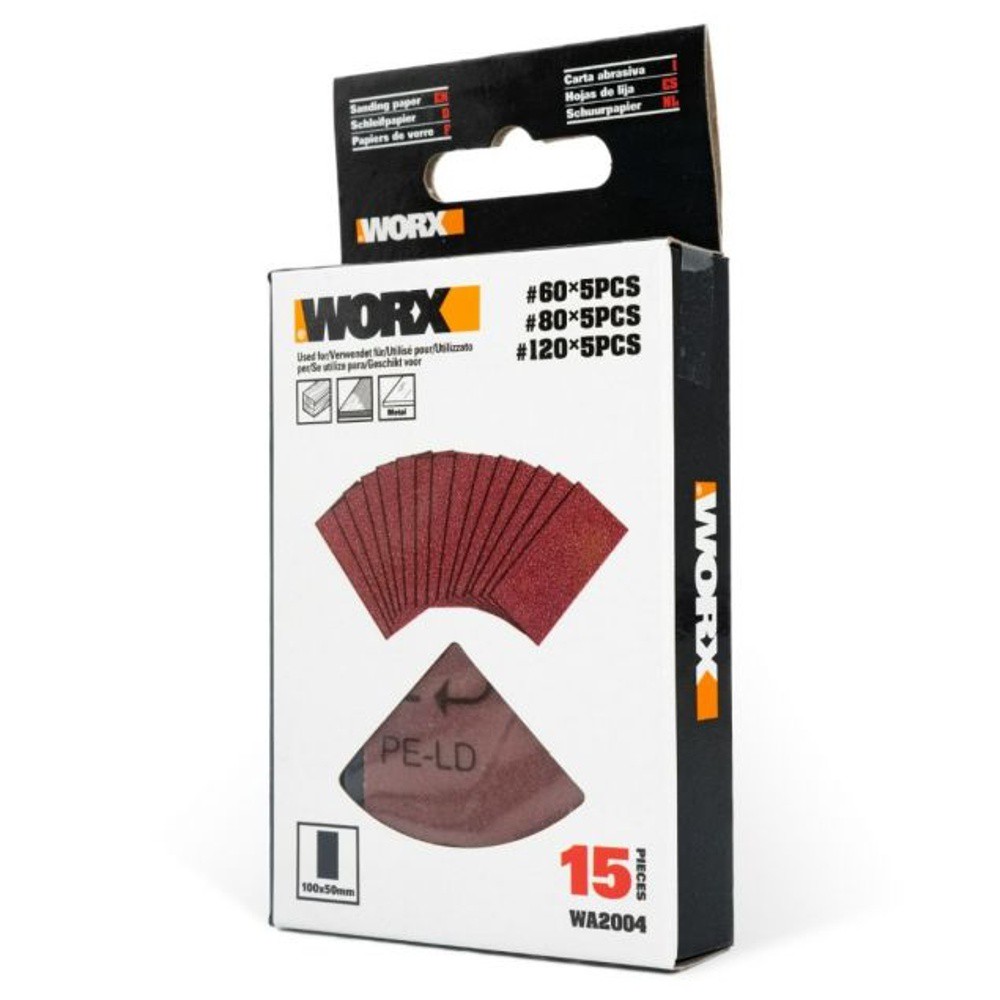 CURVE SANDER DISC KIT 15PC (WX822 / WX820)