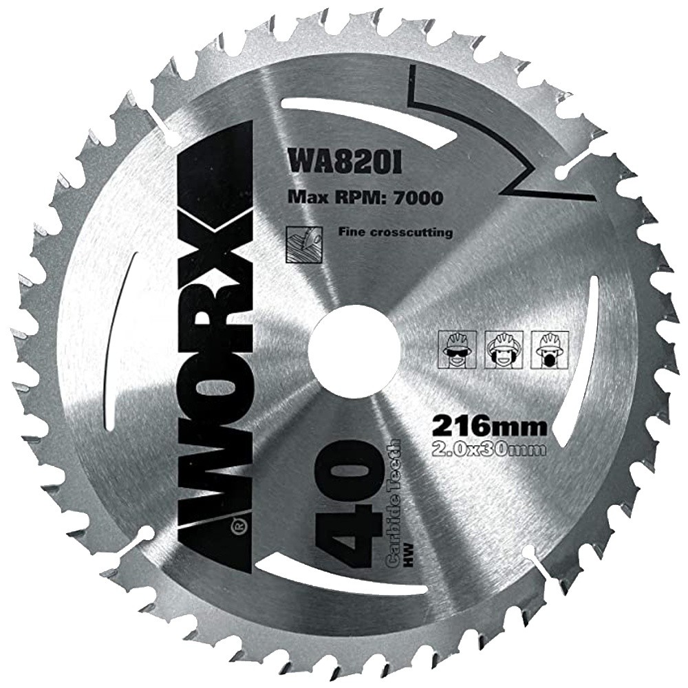 WOOD CUTTING BLADE 215MM X 40T (WX845)