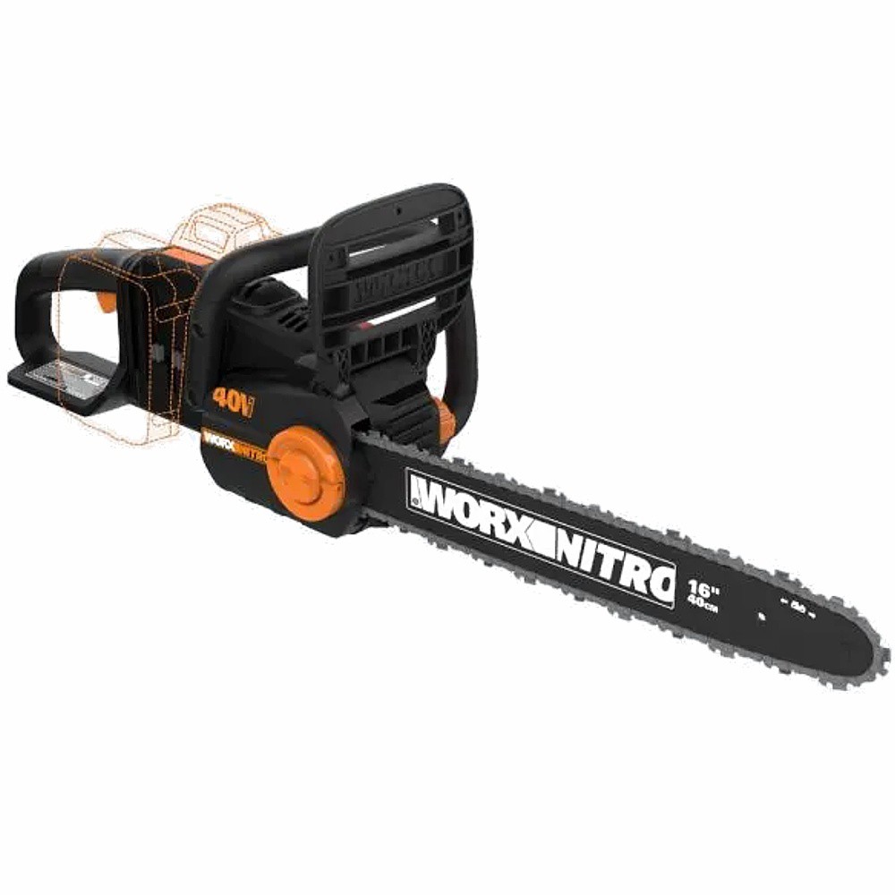 CHAIN SAW 2 X 20V (40V) 40CM BLADE 18M/S NITRO
