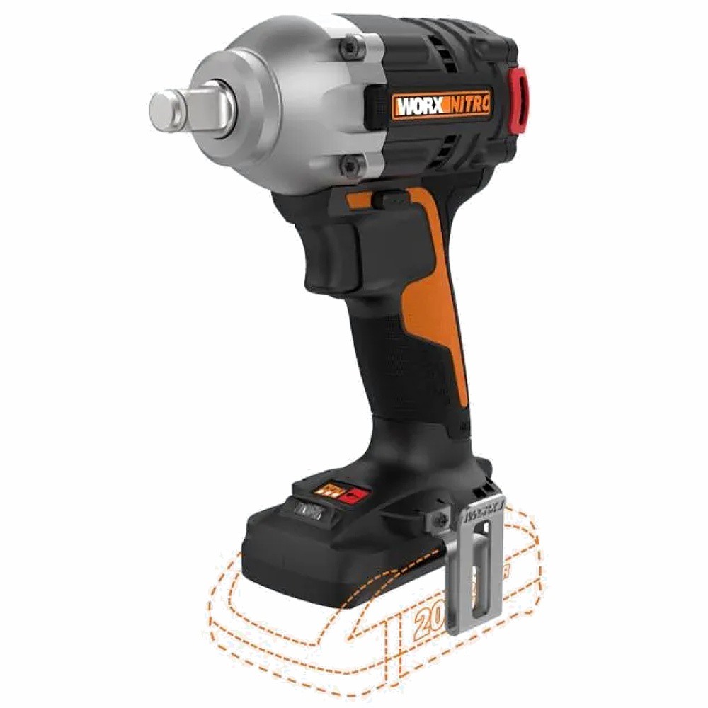IMPACT WRENCH 20V B/LESS 1/2' 300 NM 2600RPM; 3600RPM