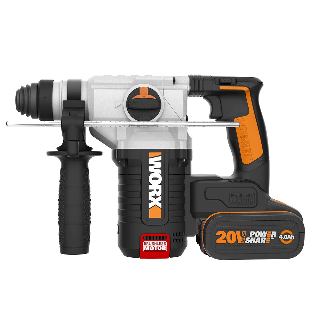 ROT. HAM 20V B/LESS 24MM 2.2J 5000BPM 1200RPM 2PC 4.0AH BAT. STD. CHAR