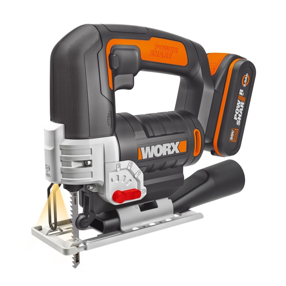 JIGSAW 20V 24MM 2600SPM 4 X PEND. SETTINGS INCL BATTERY & CHARGER